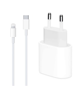 Microsonic Apple iPhone 14 Pro Lightning To Type-C 2 in 1 Şarj Seti (Beyaz)