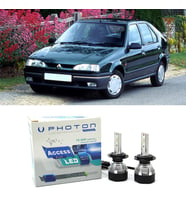 Renault 19 Led Xenon Uzun + Kısa Far Ampulü H4 Access Yeni Seri Beyaz