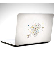 Geometrik Minimal Laptop Sticker 19 inch (40,5X27CM)