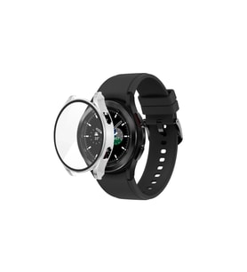 Watch 5 44mm Wall Camlı Kasa Ekran Koruyucu - Gümüş