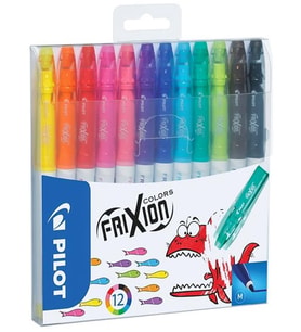 Pilot Frixion Colors Silinebilir Keçeli Kalem Seti 12 Renk M Uç SWFCS12E