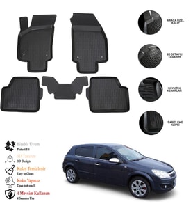 Opel Astra H 2009 3D Havuzlu Paspas OTL