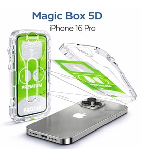 iPhone 16 Plus Epro 5D Şeffaf Ekran Koruyucu Cam – Full Kaplama