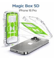 iPhone 16 Plus Epro 5D Şeffaf Ekran Koruyucu Cam – Full Kaplama