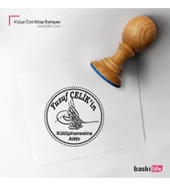 Kişiye Özel Kitap Damgası Kitap Mührü Kaşe Kitap Mühür Özel Damga 17