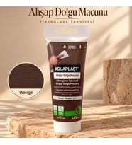 Ahşap Tamir Macunu WENGE Parke Mobilya Masa Dolgu Çatlak Çizik Giderici Fiberglas 125 ML