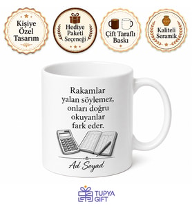 Dünya Muhasebe Günü Hesapları Kuruşu Kuruşuna Tutanlara Kupa Bardak Hediye