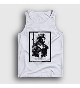 Presmono Unisex Beyaz Poster Dizi Witcher Atlet 325573tt
