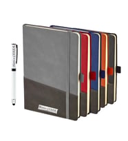 Kişiye Özel Cepli Premium Defter ve Roller Kalem Seti - Renk Seçenekli (Lacivert)