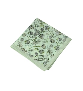 Mim Eşarp Prime Pamuk Çiçek Desenli Eşarp 90x90 cm (Taş)