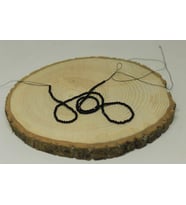 Oniks Taşı YARIM Dizi 2mm (17cm uzunluğundadır)