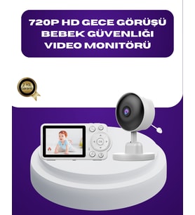 2.8 İnç Ekranlı Bebek Kamerası Gece Görüşlü Sesli