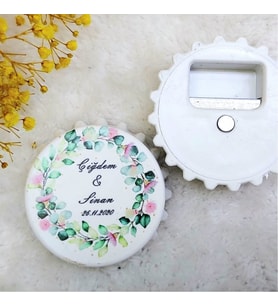 30 Adet Kapak Açacak Nikah Magmet-