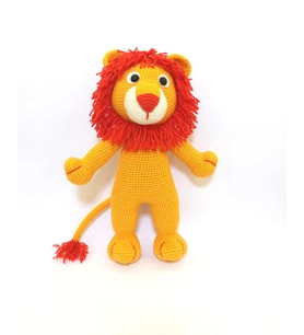 Sevimli Aslan Amigurumi Organik Oyuncak