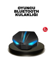 Tam Kablosuz Oyuncu Kulaklığı 5.0 Bluetooth LED Kontrollü