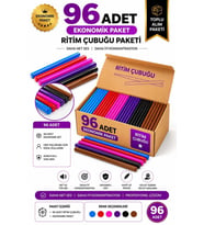 Midex Orf-BT-25-48X Örf Aletleri Seti Ritim Çubuğu Paketi 25 cm Karbon Fiber Toptan Paket-5 (48 Çift)