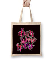 Latin Phrase Dum Spiro Spero Language Motivation Education Bez Çanta Uzun Saplı