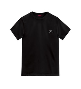 Raru AGNITIO Erkek Pamuklu Siyah Günlük T-shirt