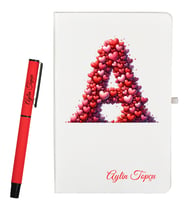 Kişiye Özel Hediye Defter ve Roller Kalem Seti