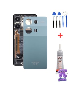 Redmi Note 13 Pro 4G Arka Kapak Pil Batarya Kapağı 23117RA68G 2312FPCA6G Uyumlu + Tamir Kiti
