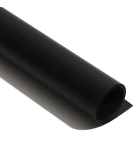 Gdx Stüdyo Fon Perde, PVC Arka Plan, Silinebilir, Kırışmaz (Black/Siyah) 120x200 Cm