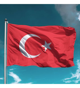 Türk Bayrağı 40x60 cm Alpaka Kumaş