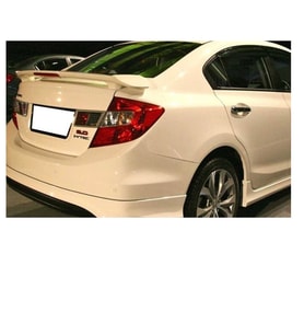 honda civic fb7 (2012-2015) uyumlu plastik boyasız ışıklı spoiler