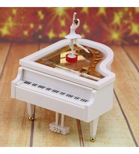 River World Müzik Kutusu Figürü Balerin Piyano