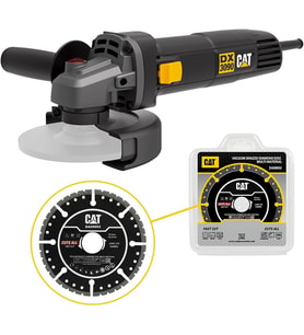 Cat Dx3090 720Watt 125Mm Profesyonel Avuç Taşlama + Da09052 Genel Amaçlı Elmas Kesme Diski (Standart)