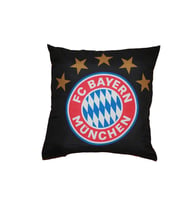 FC Bayern Münih 5. Yıldız Dekoratif Yastık 40x40 Taraftar Kırlent Yumuşak