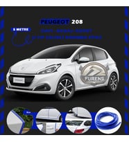 Peugeot 208 Oto Araç Kapı Koruma Fitili 5metre Parlak Mavi Renk