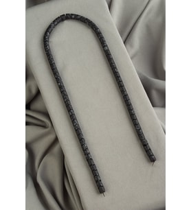 Hematit Doğal Taş Parlak Benekli Siyah Rondela Kesim 6x5mm Dizi [AA]