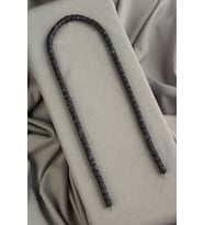 Hematit Doğal Taş Parlak Benekli Siyah Rondela Kesim 6x5mm Dizi [AA]
