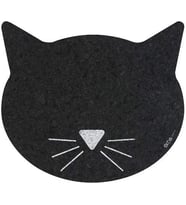 ORE Pet Kedi yüzlü geri dönüştürülmüş kauçuktan servis altlığı