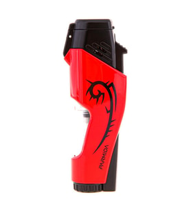 Parmida 2 Torch Pürmüz Kırmızı Desenli Puro Çakmağı (Karışık)
