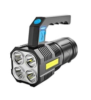 Depremde Ve Acil Afetlerde Fener Yüksek Flaşörlü Panther Pt-8844 5w Usb Şarjlı El Feneri