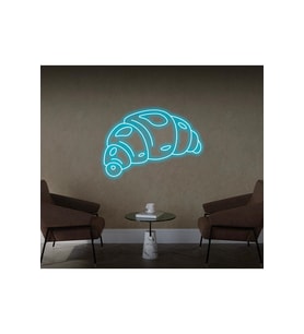 Kruvasan Şekilli Neon Tabela