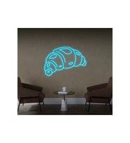Kruvasan Şekilli Neon Tabela