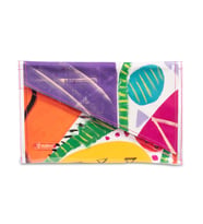 Sudivo El Boyama Neşeli Geometri Serisi Özel Hipotenüs Clutch Çanta
