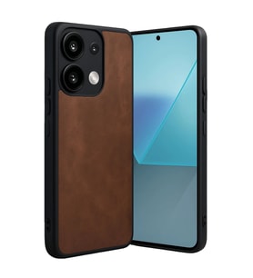 Xiaomi Redmi Note 13 Pro 4g Kılıf Aras Deri Kapak - Taba