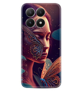 Xiaomi 15T Pro Kılıf Boutique Baskılı Resimli Kelebek Kadın Pcode -075