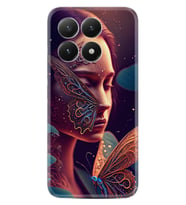 Xiaomi 15T Pro Kılıf Boutique Baskılı Resimli Kelebek Kadın Pcode -075