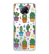 PrintiFy Xiaomi Poco F2 Pro ile Uyumlu 1mm Slim Fit Water Color 4 Baskılı Şeffaf  Kılıf