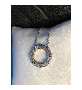 Xuping Tiffany&co Vip Kadın Micro Kaplama Taşlı Sevgiliye Eşe Çelik Kolye
