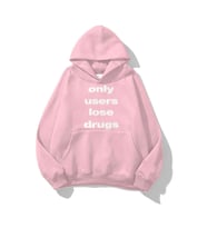 Trendiz Unisex Only Users Sweatshirt Pembe