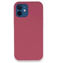 Newface Apple iPhone 12 Kılıf Lansman Legant Silikon - Fuşya