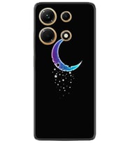 Infınix Note 30 Kılıf Resimli Desenli Silikon Platinium Series Moon Star 1851