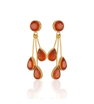 Kadir Jewellery 22 Ayar Altın Kaplama Vintage Küpe -El İşçiliği Ve Hipoalerjenik Küpe