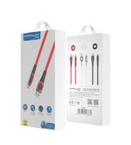 Konfulon DC01 Süper Hızlı Micro USB Kablo 1M 2.4A - Kırmızı