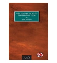 Ebül Berekat El Bağdadi Felsefesinde Tanrı